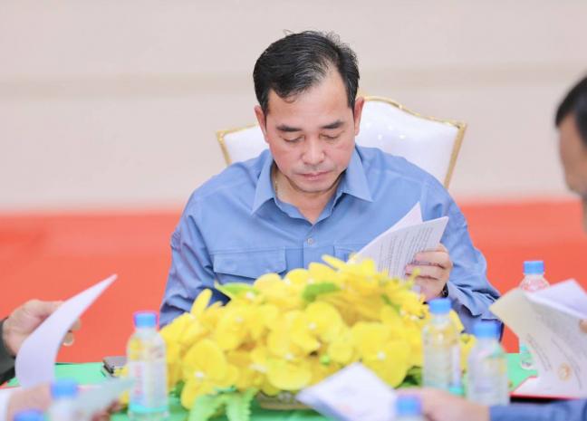 ឯកឧត្តម អ៊ុន ចាន់ដា អញ្ជើញចុះពិនិត្យទីតាំង និងដឹកនាំកិច្ចប្រជុំផែនការសន្តិសុខ សម្រាប់កម្មវិធីប្រគល់សញ្ញាបត្រនិស្សិតជ័យលាភី​ ខេត្តកំពង់ចាម