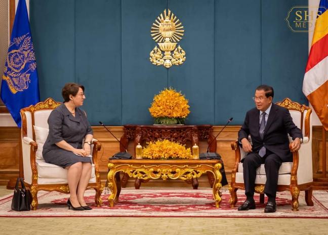 សម្ដេចតេជោ ហ៊ុន សែន អនុញ្ញាតឲ្យឯកអគ្គរដ្ឋទូតតួកគី ប្រចាំនៅកម្ពុជា ចូលជួបសម្ដែងការគួរសម និងពិភាក្សាការងារ